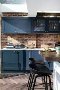 bespoke traditional kitchens with exposed brick